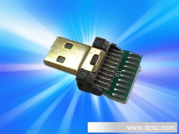 厂家直销USB连接器与Micro HDMI公头 HDMI接线器/连接器一站式采购指南